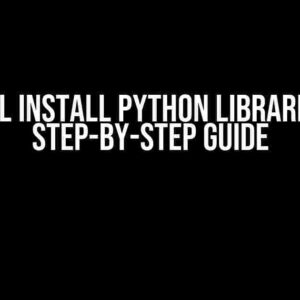 Bazel Install Python Libraries: A Step-by-Step Guide