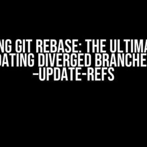 Mastering Git Rebase: The Ultimate Guide to Updating Diverged Branches with –update-refs